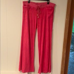 Terry pink juicy couture pants